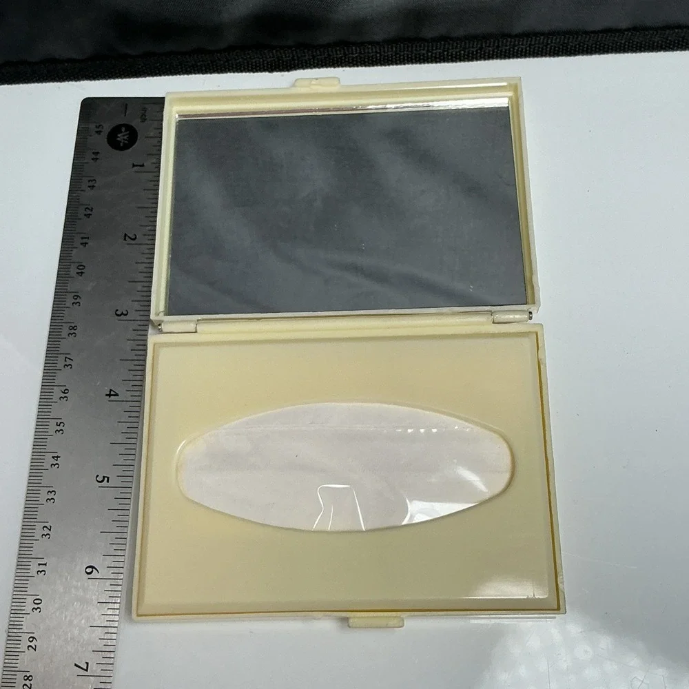 Vintage Tissue Case Box With Make-up Mirror 4.5